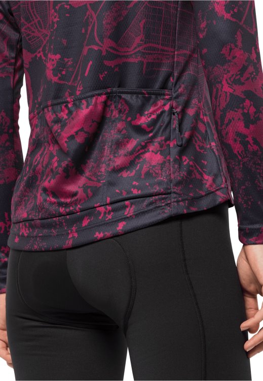 Best Morobbia L/s Printed W Brand Jack Wolfskin Graphite All Over