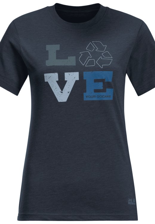 Brand Night Blue Ocean Love T W Brand Jack Wolfskin