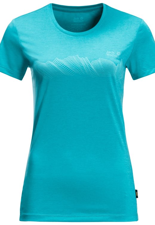 Crosstrail Graphic T W Brand Jack Wolfskin Original Dark Aqua