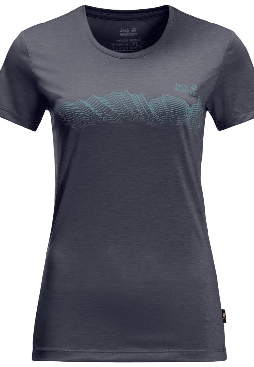Brand Jack Wolfskin Graphite Collection Crosstrail Graphic T W