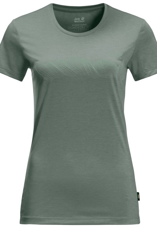 Brand Jack Wolfskin Hedge Green Crosstrail Graphic T W Collections