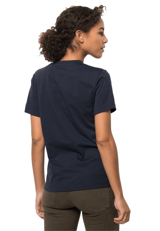 Flower Logo T W Collection Brand Jack Wolfskin Night Blue