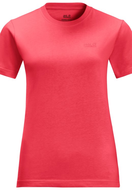 Tulip Red Essential T W Brand Brand Jack Wolfskin