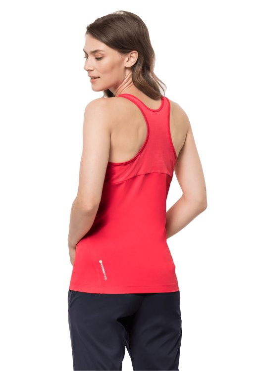 Brand Jack Wolfskin New Tulip Red Narrows Tank W