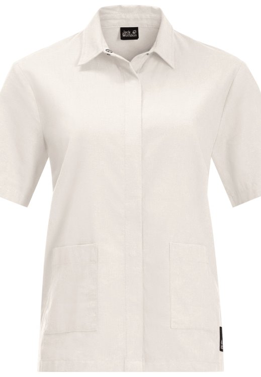 Cotton White Brand Jack Wolfskin Origins Nature Summer Shirt W