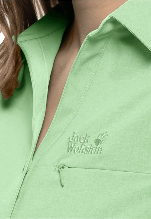 Collections Brand Jack Wolfskin Peak Shirt W Milky Green