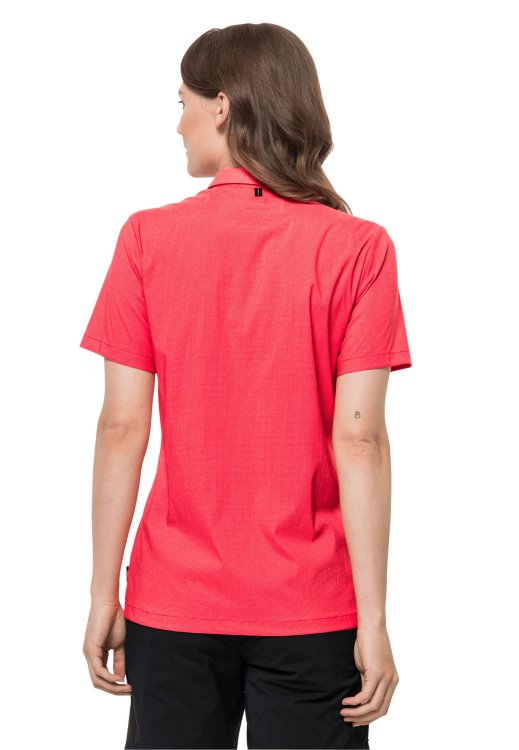 Origins Tulip Red Pack & Go Shirt W Brand Jack Wolfskin