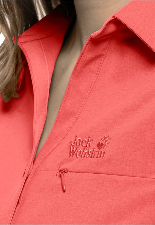 Peak Shirt W Brand Jack Wolfskin Desert Rose