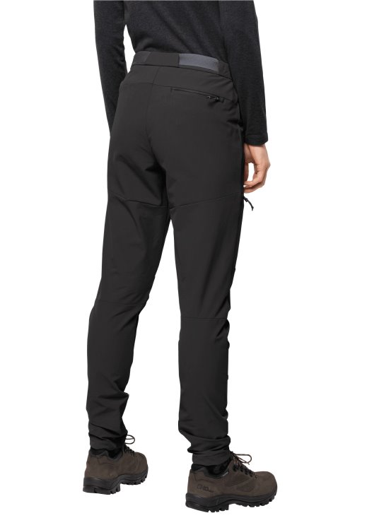 Black New Brand Jack Wolfskin Ziegspitz Pants W