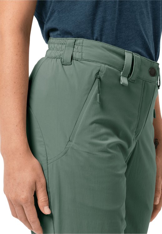 Activate Light Pants Women Hedge Green Collection Brand Jack Wolfskin