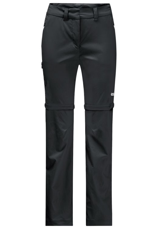 Black Overland Zip Away W Origins Brand Jack Wolfskin