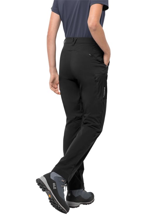 Brand Overland Pants W Brand Jack Wolfskin Black