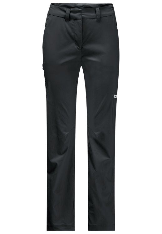 Brand Overland Pants W Brand Jack Wolfskin Black