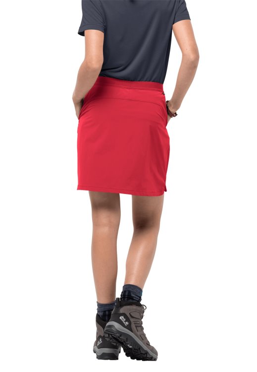 Hilltop Trail Skort W Brand Jack Wolfskin Collection Tulip Red