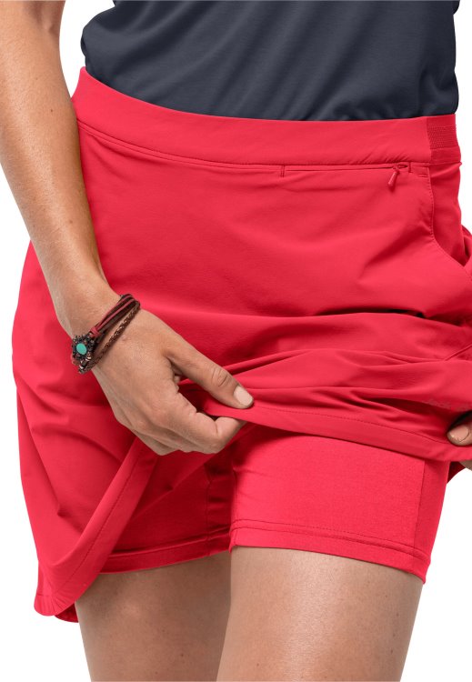 Hilltop Trail Skort W Brand Jack Wolfskin Collection Tulip Red