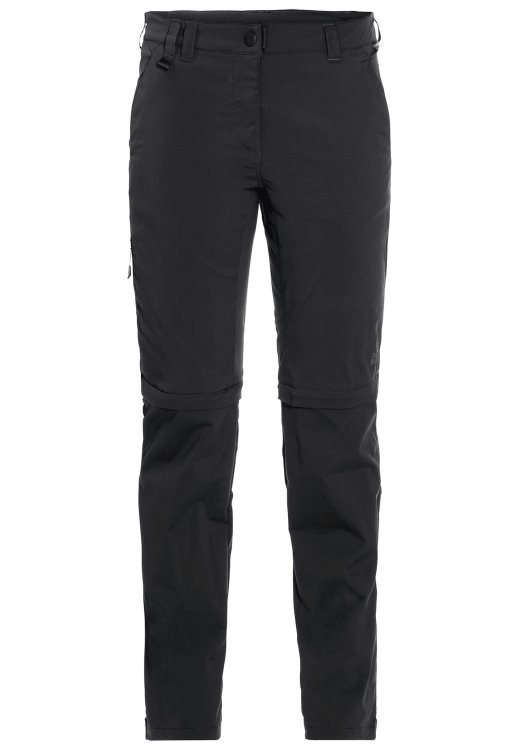 Activate Light Zip Off Women Origins Brand Jack Wolfskin Black