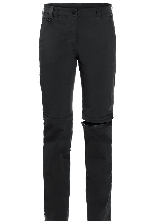 Activate Light Zip Off Women Origins Brand Jack Wolfskin Black