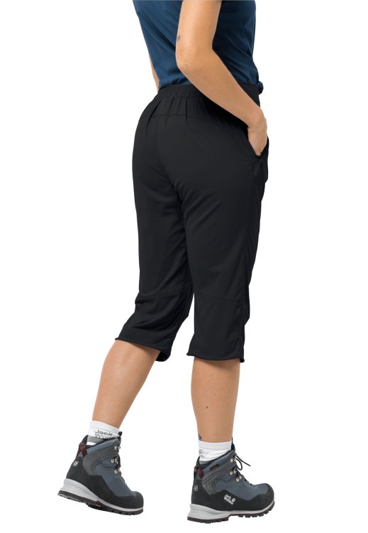 Activate Light 3/4 Pants Brand Black Brand Jack Wolfskin