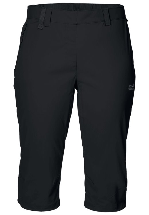 Activate Light 3/4 Pants Brand Black Brand Jack Wolfskin