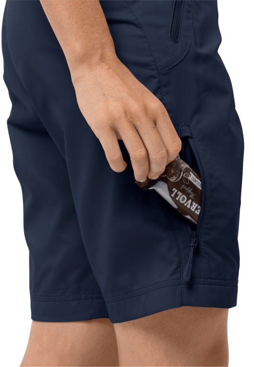 Brand Jack Wolfskin Activate Track Shorts Women Midnight Blue New