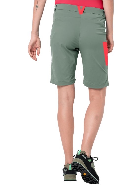 Best Brand Jack Wolfskin Hedge Green Overland Shorts W