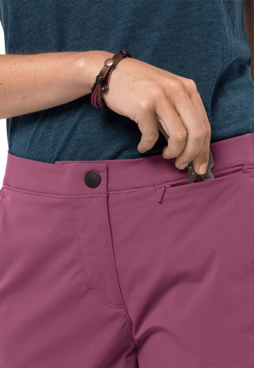 New Brand Jack Wolfskin Hilltop Trail Shorts W Violet Quartz