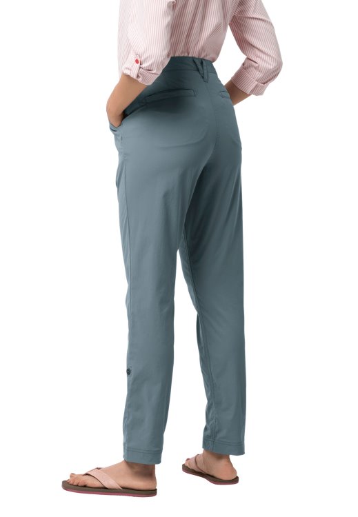 Brand Jack Wolfskin Collection Desert Roll-up Pants W Teal Grey