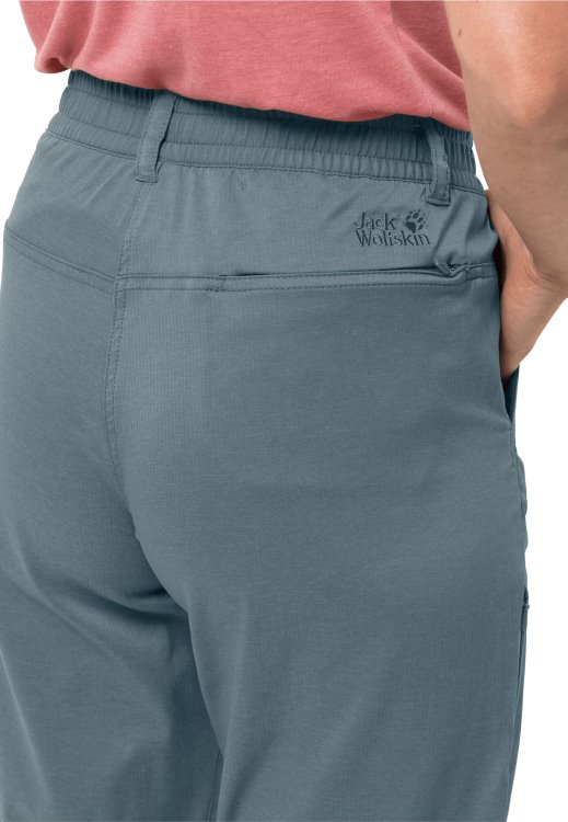 Senegal Pants W New Brand Jack Wolfskin Teal Grey