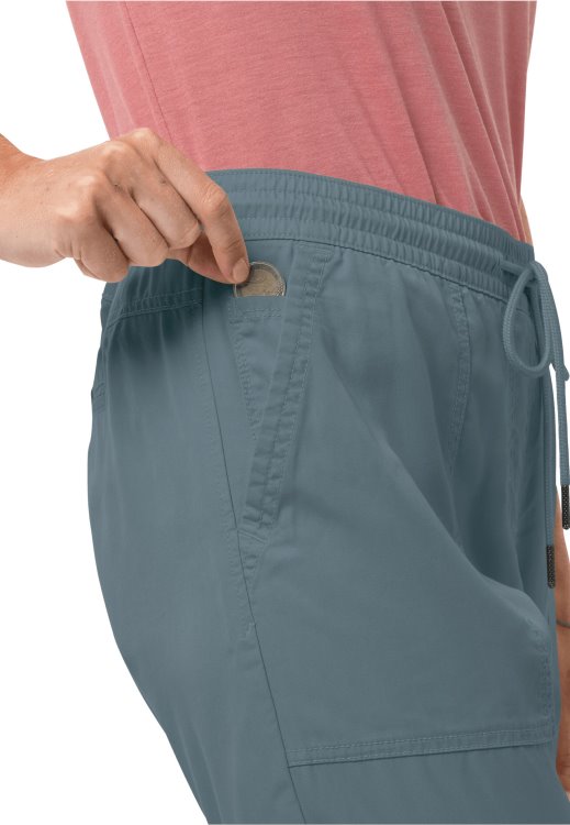 Mojave Pants W Fashion Teal Grey Brand Jack Wolfskin