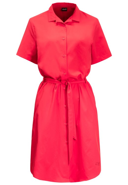 Brand Holiday Midi Dress Tulip Red Brand Jack Wolfskin