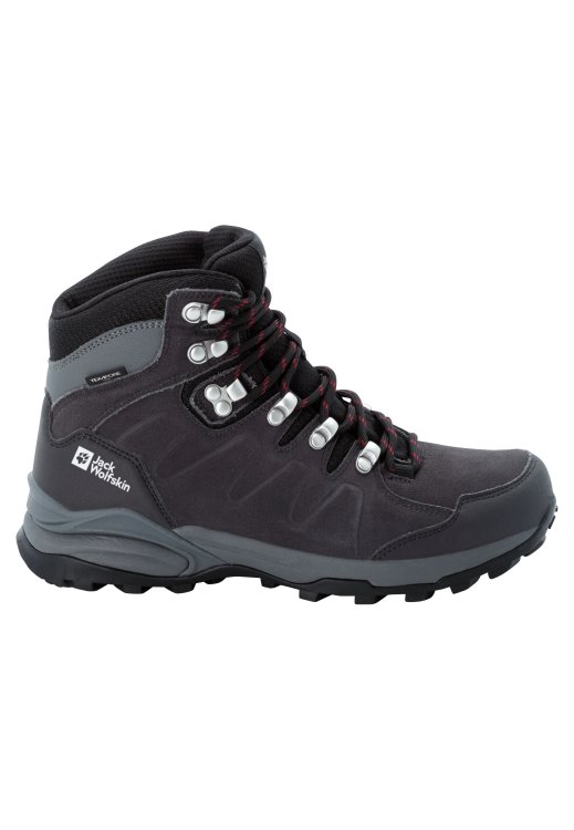 Original Refugio Texapore Mid W Dark Steel-Purple Brand Jack Wolfskin