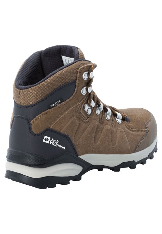 Best Brand Jack Wolfskin Refugio Texapore Mid W Brown-Apricot