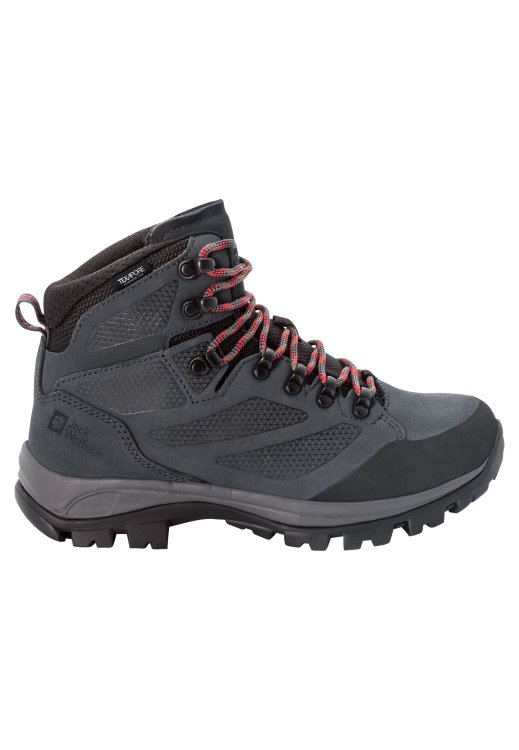 Brand Jack Wolfskin Rebellion Texapore Mid W Grey-Red Fashion