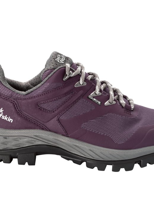 Purple-Grey Origins Brand Jack Wolfskin Rebellion Guide Texapore Low W