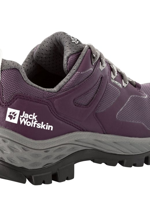 Purple-Grey Origins Brand Jack Wolfskin Rebellion Guide Texapore Low W