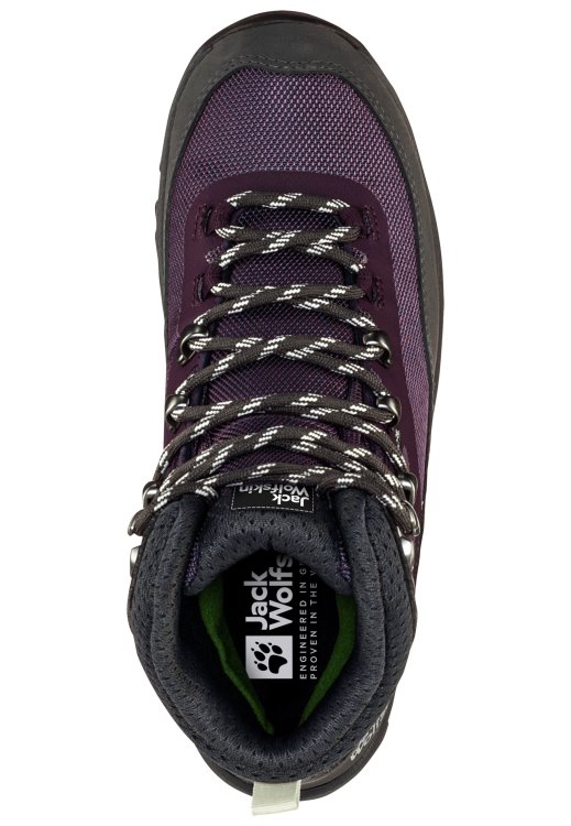 Brand Jack Wolfskin Purple-Grey Best Rebellion Guide Texapore Mid W