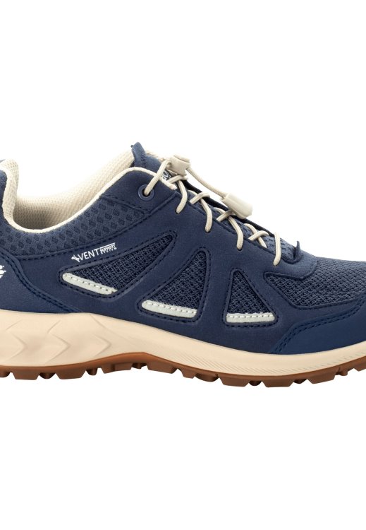 Dark Blue-Beige Original Woodland 2 Vent Low W Brand Jack Wolfskin