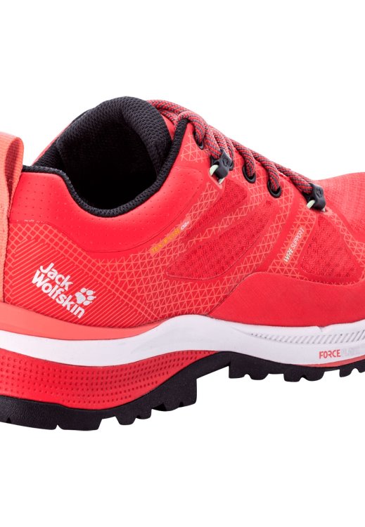 Origins Pink-Grey Force Striker Texapore Low W Brand Jack Wolfskin