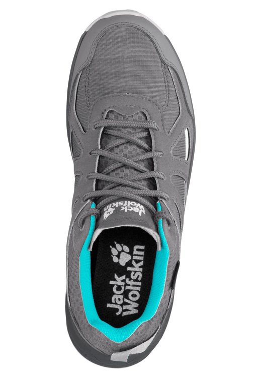 Brand Jack Wolfskin Grey-Light Blue Fashion Woodland 2 Texapore Low W