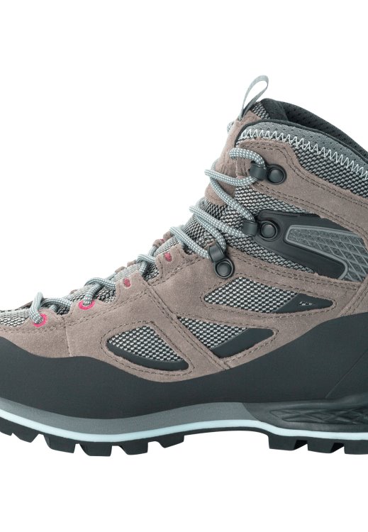 Tarmac Grey-Pink Force Crest Texapore Mid W Brand Jack Wolfskin Collection