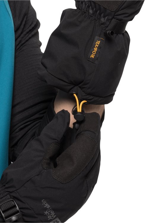 Black Original Brand Jack Wolfskin Texapore Big White Glove