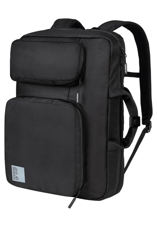 New York 2in1 Flipbag Fashion Brand Jack Wolfskin Ultra Black