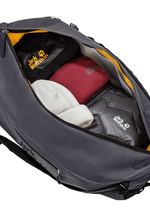 Brand Jack Wolfskin Origins Traveltopia Duffle 45 Cordovan Red