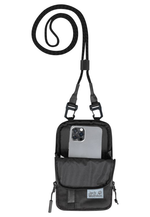 Brand Jack Wolfskin Best Ultra Black Frankfurt Phone Pouch