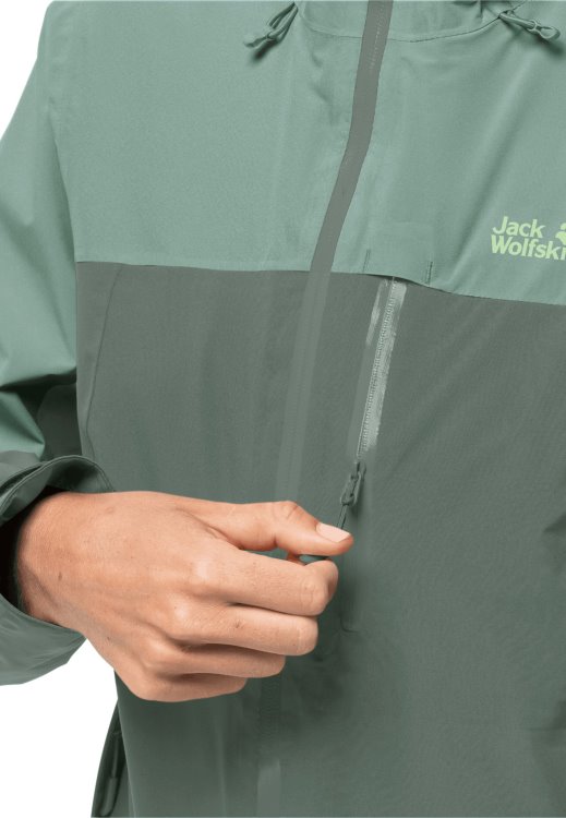 Go Hike Jacket W Hedge Green Brand Jack Wolfskin Hot