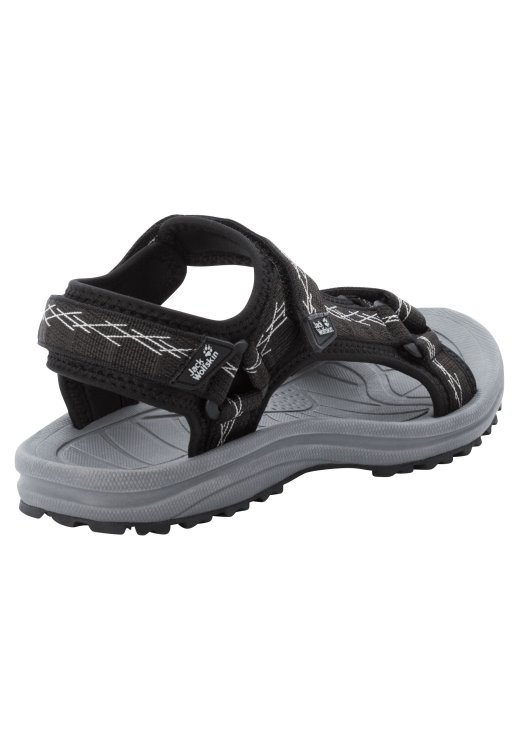 Black-Grey Fashion Brand Jack Wolfskin Wave Breaker W