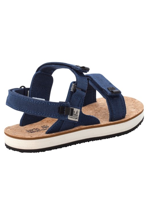 Blue-Cork Collection Ecostride 2 Sandal W Brand Jack Wolfskin