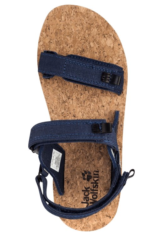 Blue-Cork Collection Ecostride 2 Sandal W Brand Jack Wolfskin