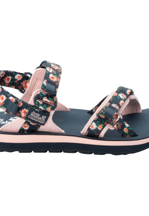 Best Brand Jack Wolfskin Outfresh Deluxe Sandal W Night Blue All Over