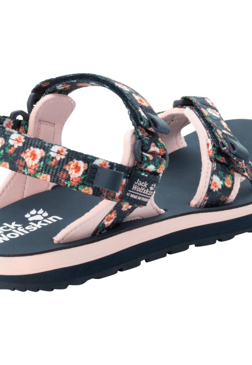 Best Brand Jack Wolfskin Outfresh Deluxe Sandal W Night Blue All Over